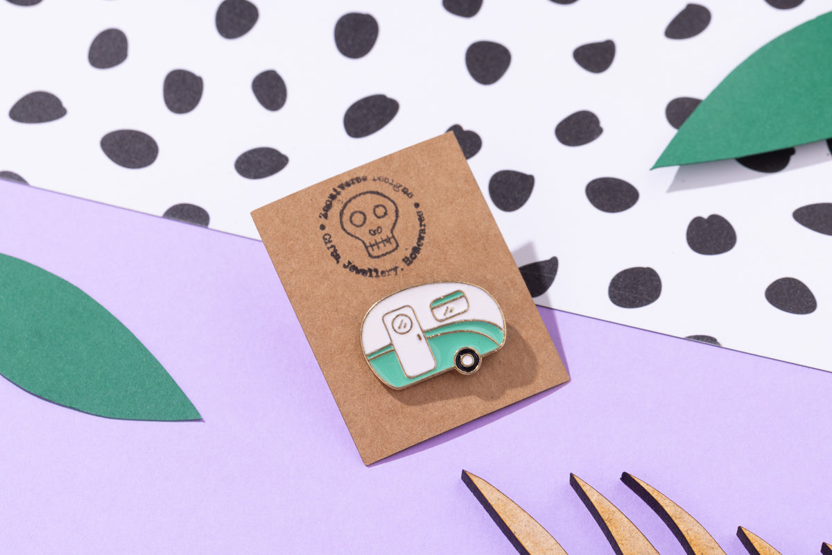 Vintage Caravan Enamel Pin