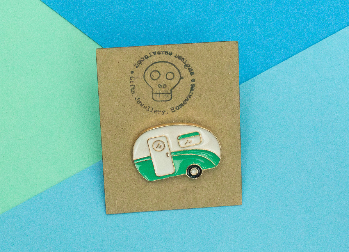 Vintage Caravan Enamel Pin
