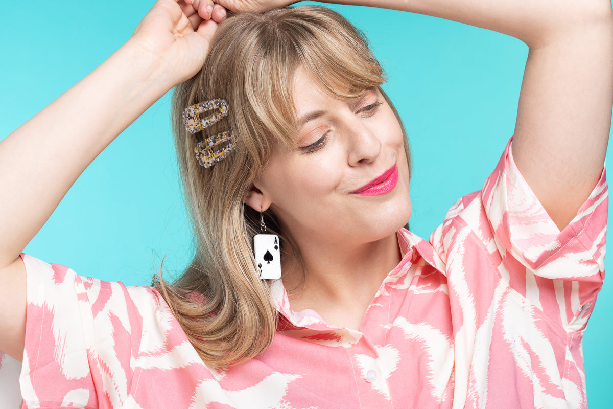 Ace Playing Card Earrings