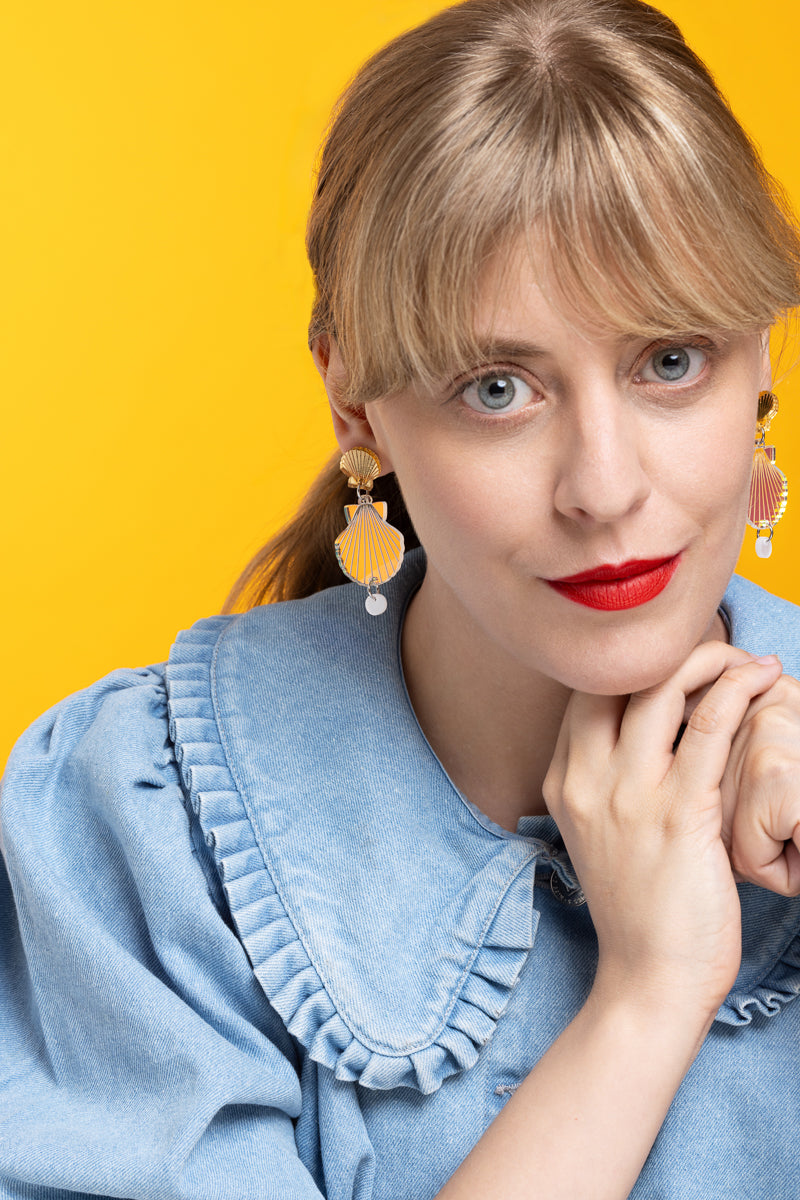Shell Iridescent Earrings