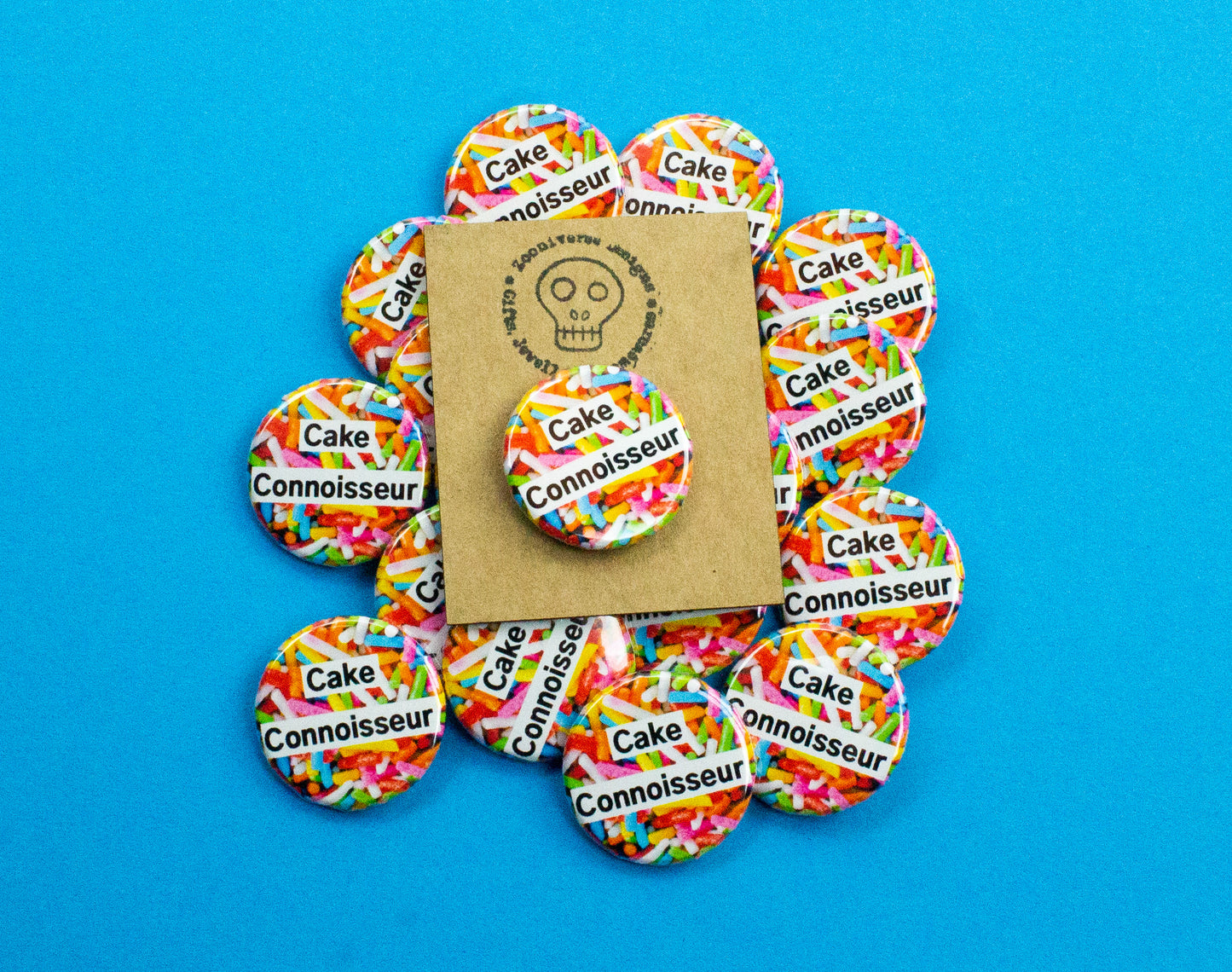 Cake Connoisseur 25mm Button Badge