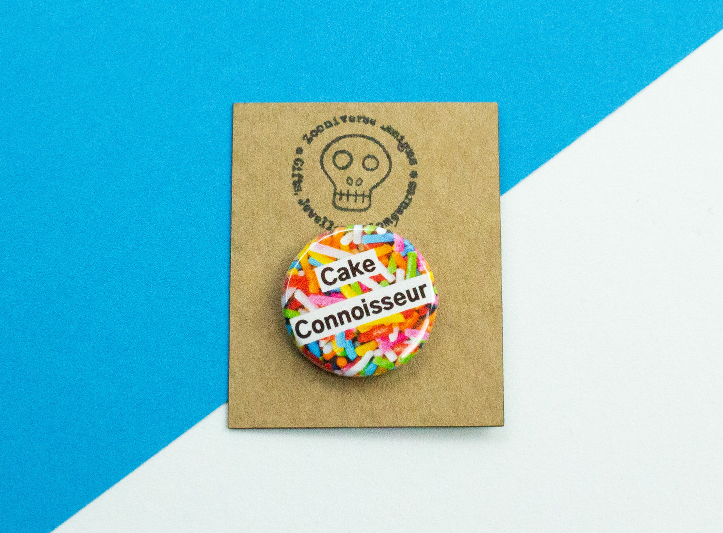 Cake Connoisseur 25mm Button Badge
