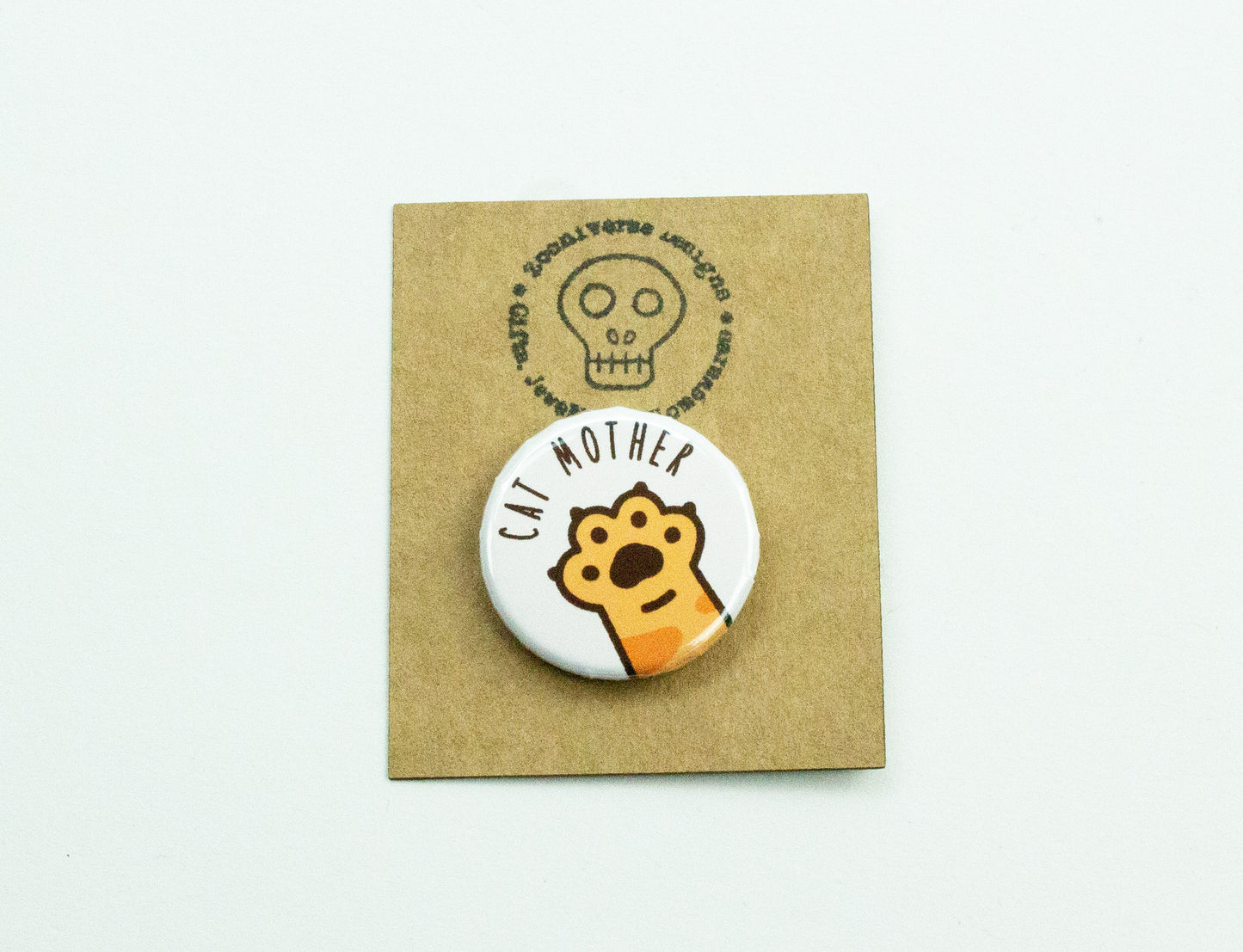 Cat Mother/ Cat Father Button Badge