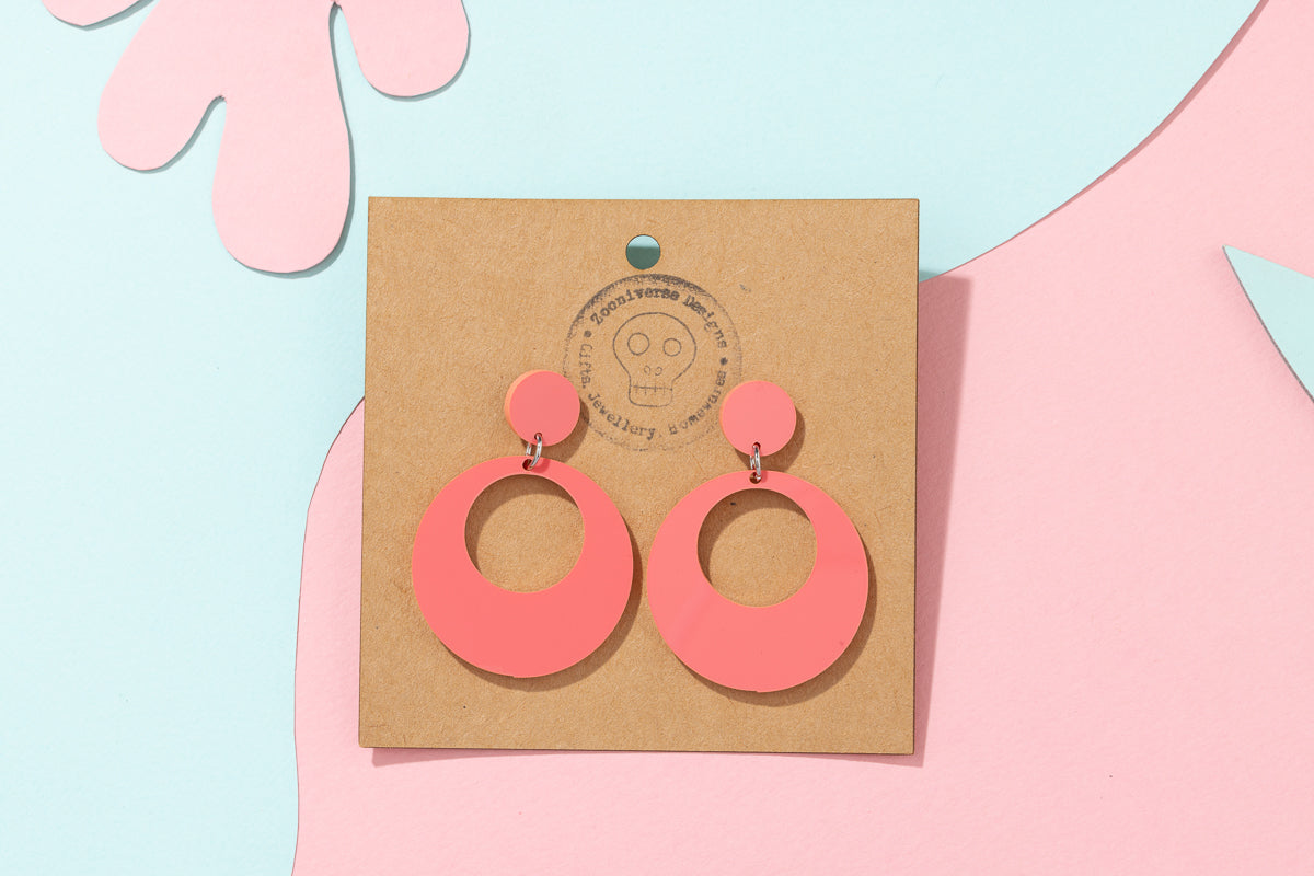 Sixties Circle Earrings