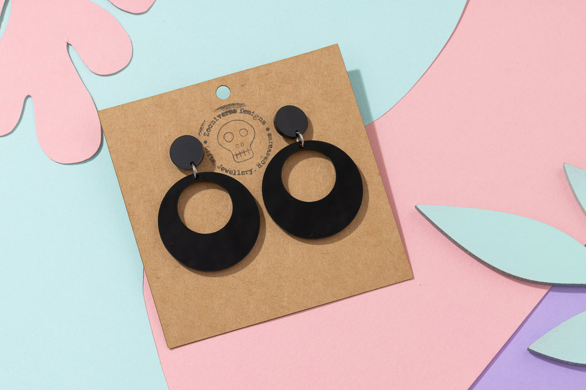 Sixties Circle Earrings