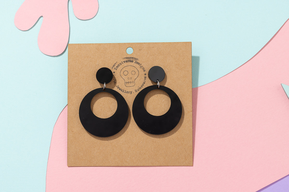 Sixties Circle Earrings