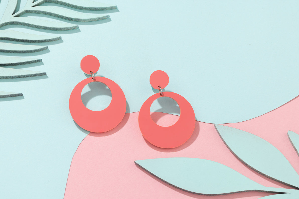 Sixties Circle Earrings