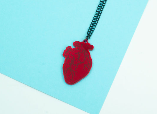 Anatomical Heart Necklace