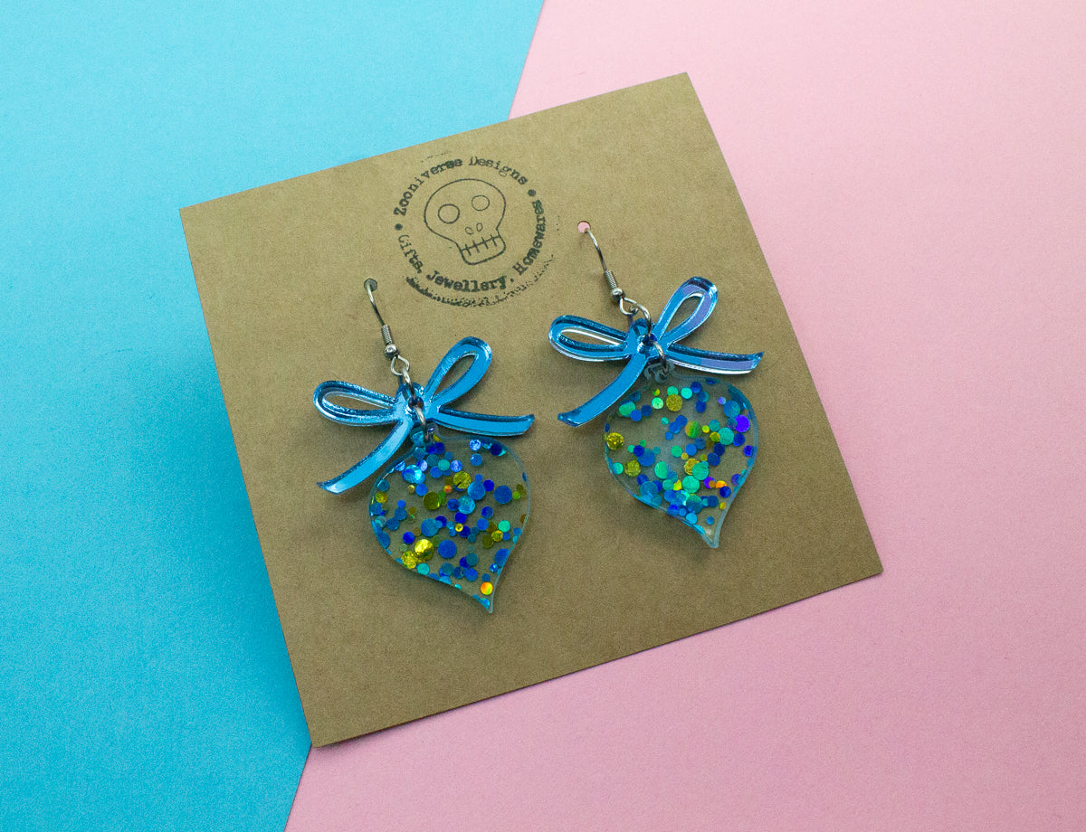 Bow and Ornament Earrings