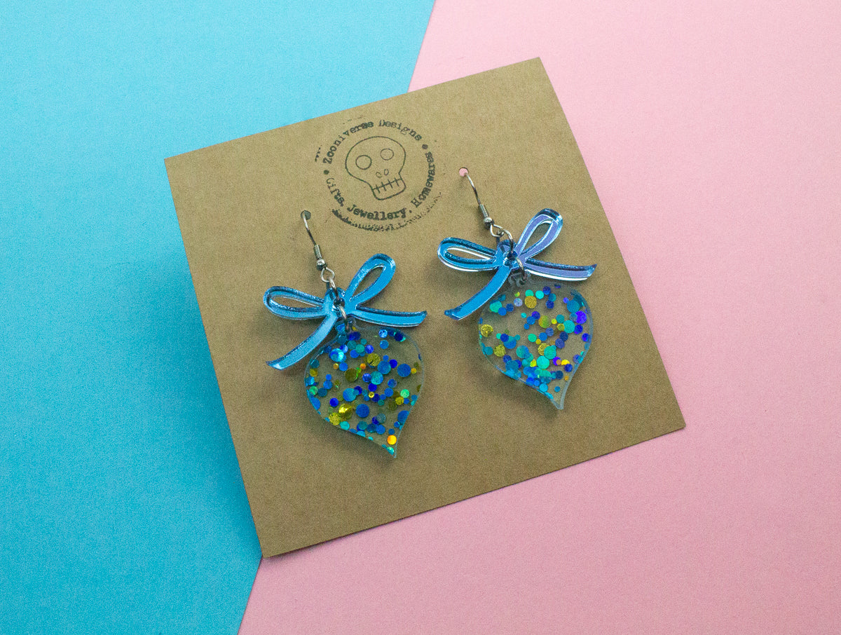 Bow and Ornament Earrings