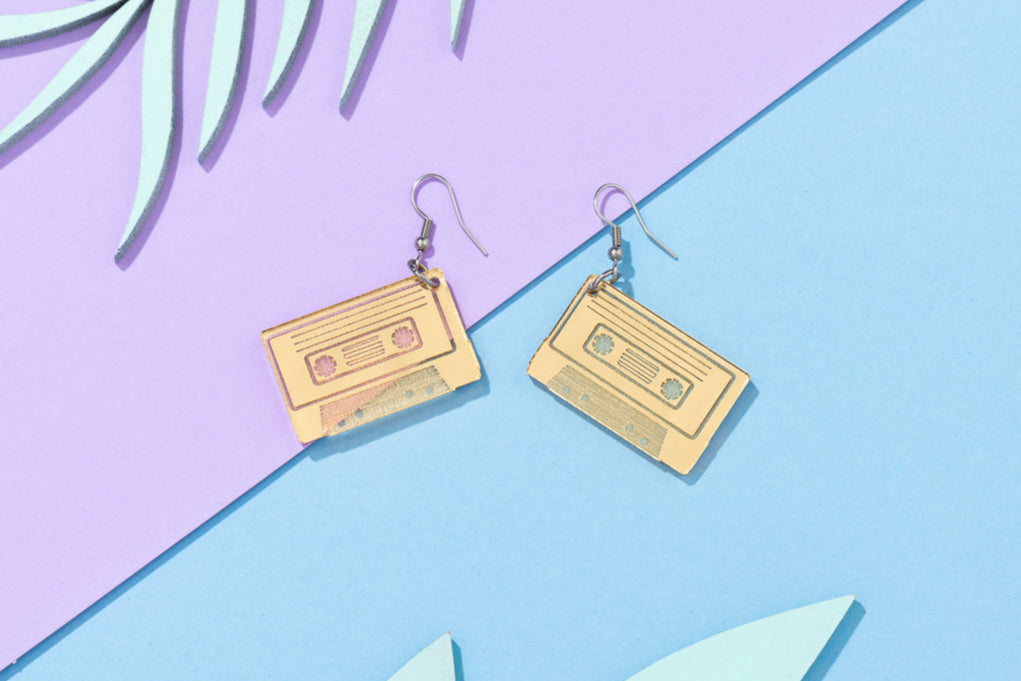 Cassette Tape Earrings