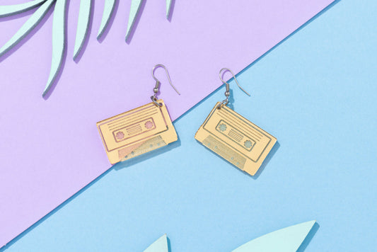 Cassette Tape Earrings