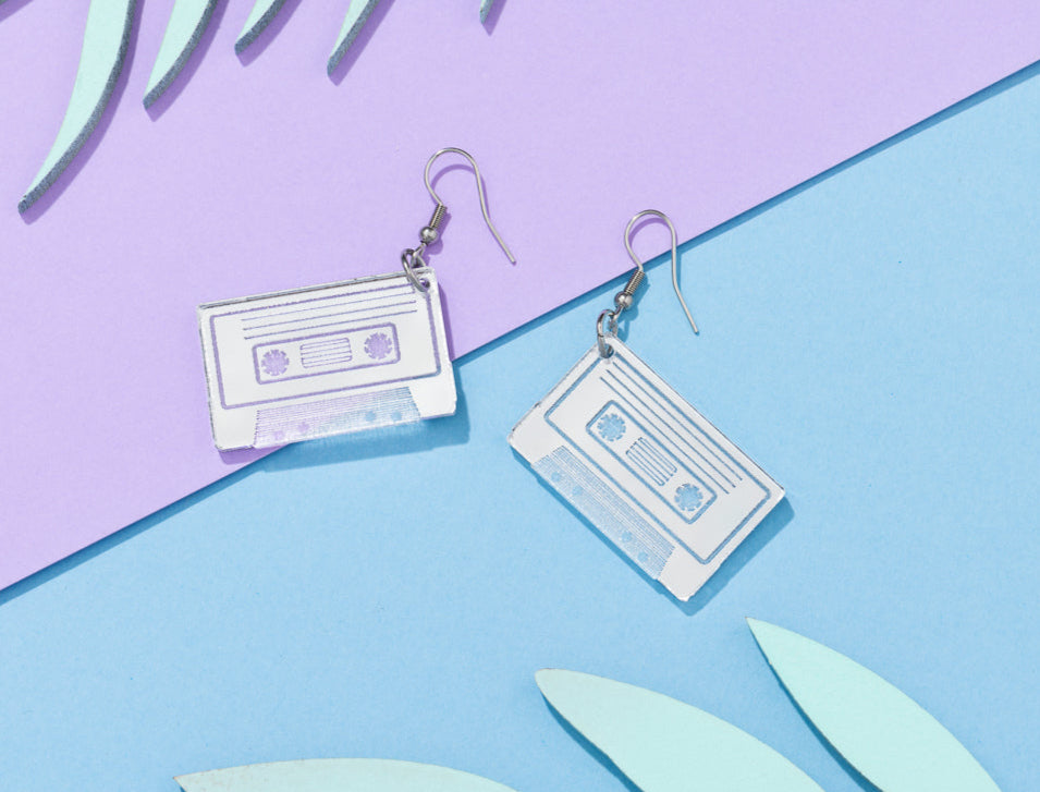 Cassette Tape Earrings