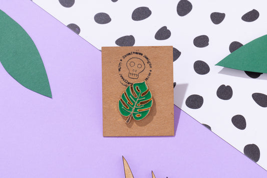 Monstera Leaf Enamel Pin