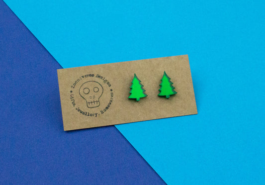 Christmas Tree Stud Earrings