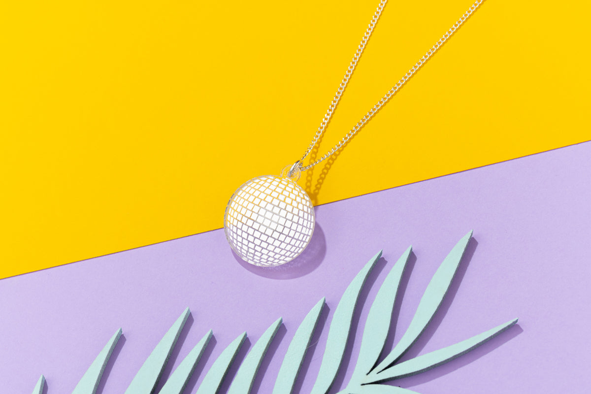 Disco Ball Necklace