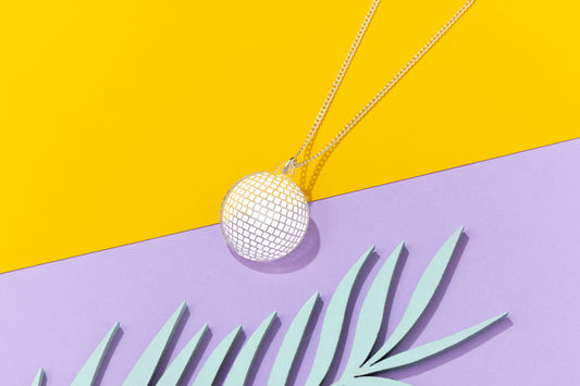 Disco Ball Necklace