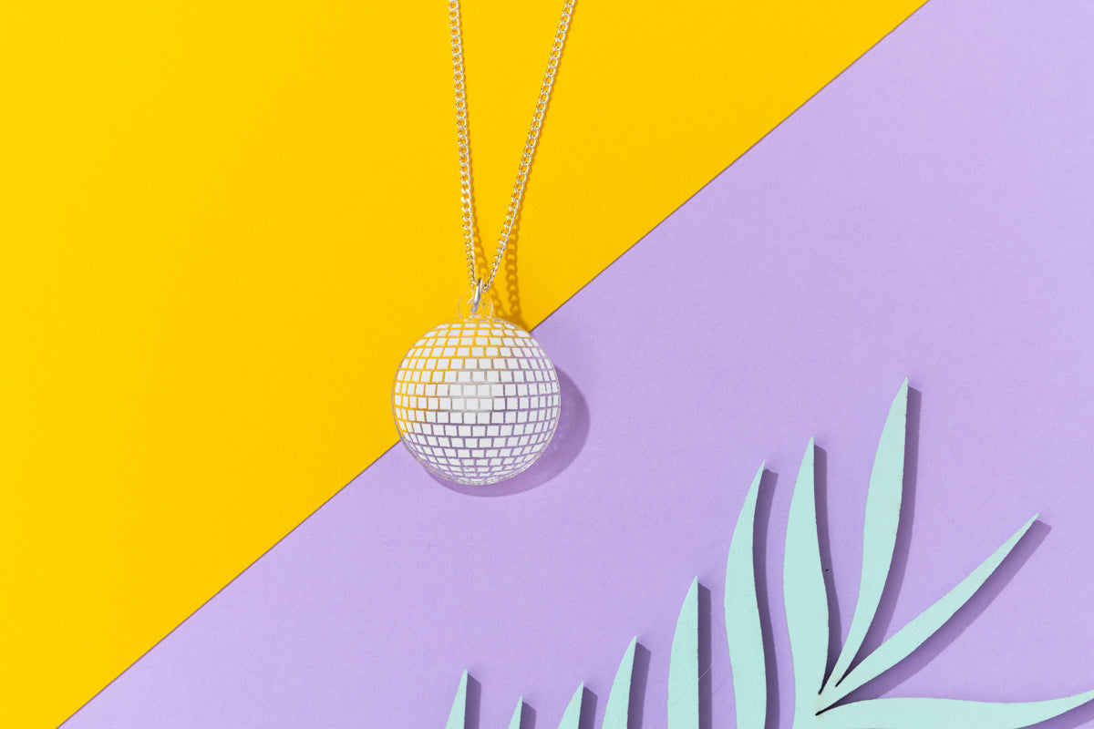 Disco Ball Necklace