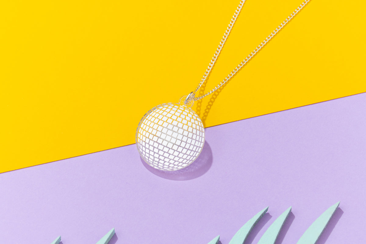 Disco Ball Necklace