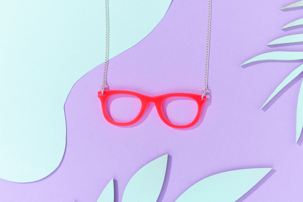 Geek Glasses Necklace