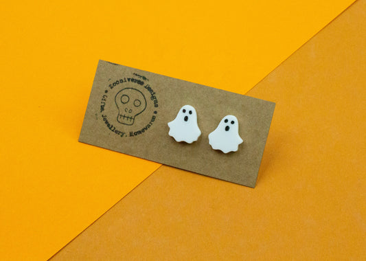 Ghost Stud Earrings