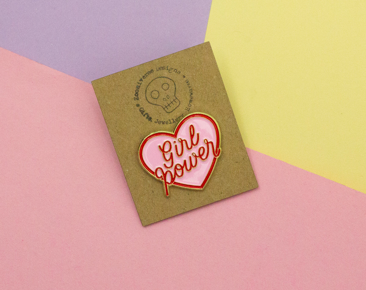 Girl Power Enamel Pin