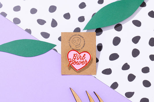 Girl Power Enamel Pin