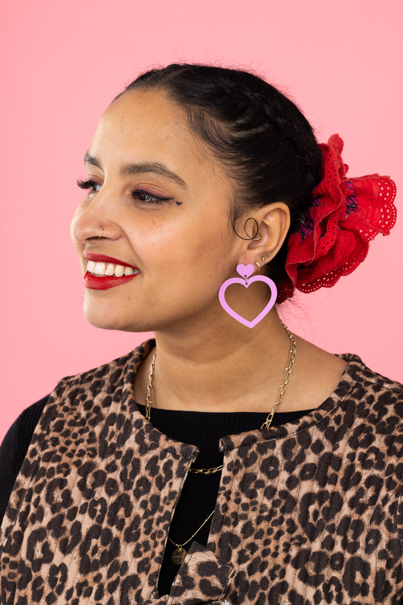 Heart Cut Out Earrings