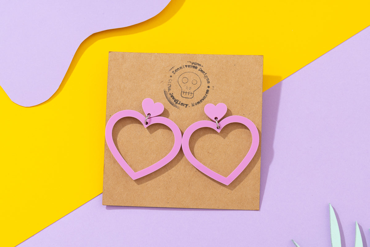 Heart Cut Out Earrings