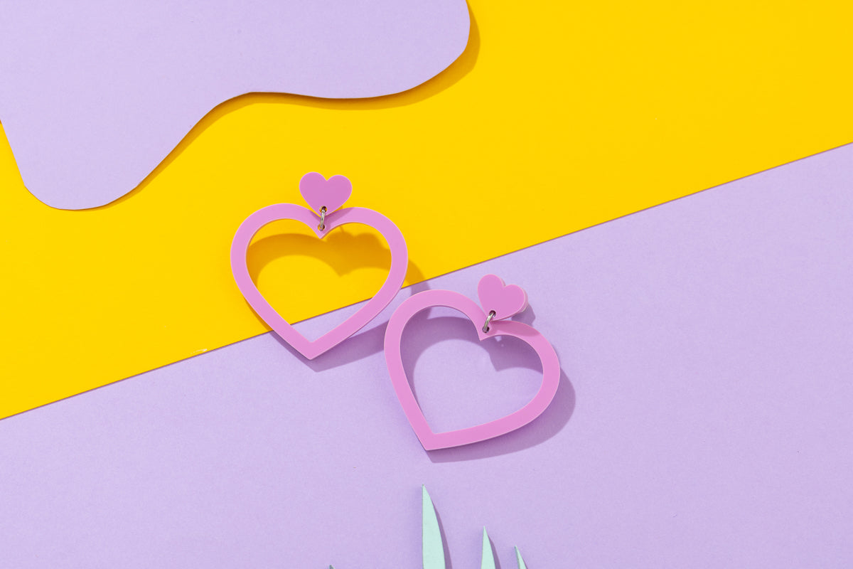 Heart Cut Out Earrings