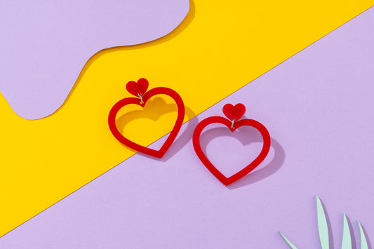 Heart Cut Out Earrings