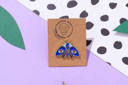 Moth Enamel Pin