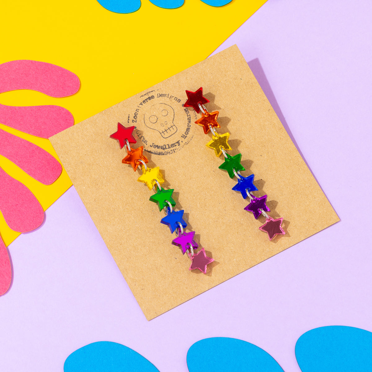 Pride Multi Star Earrings