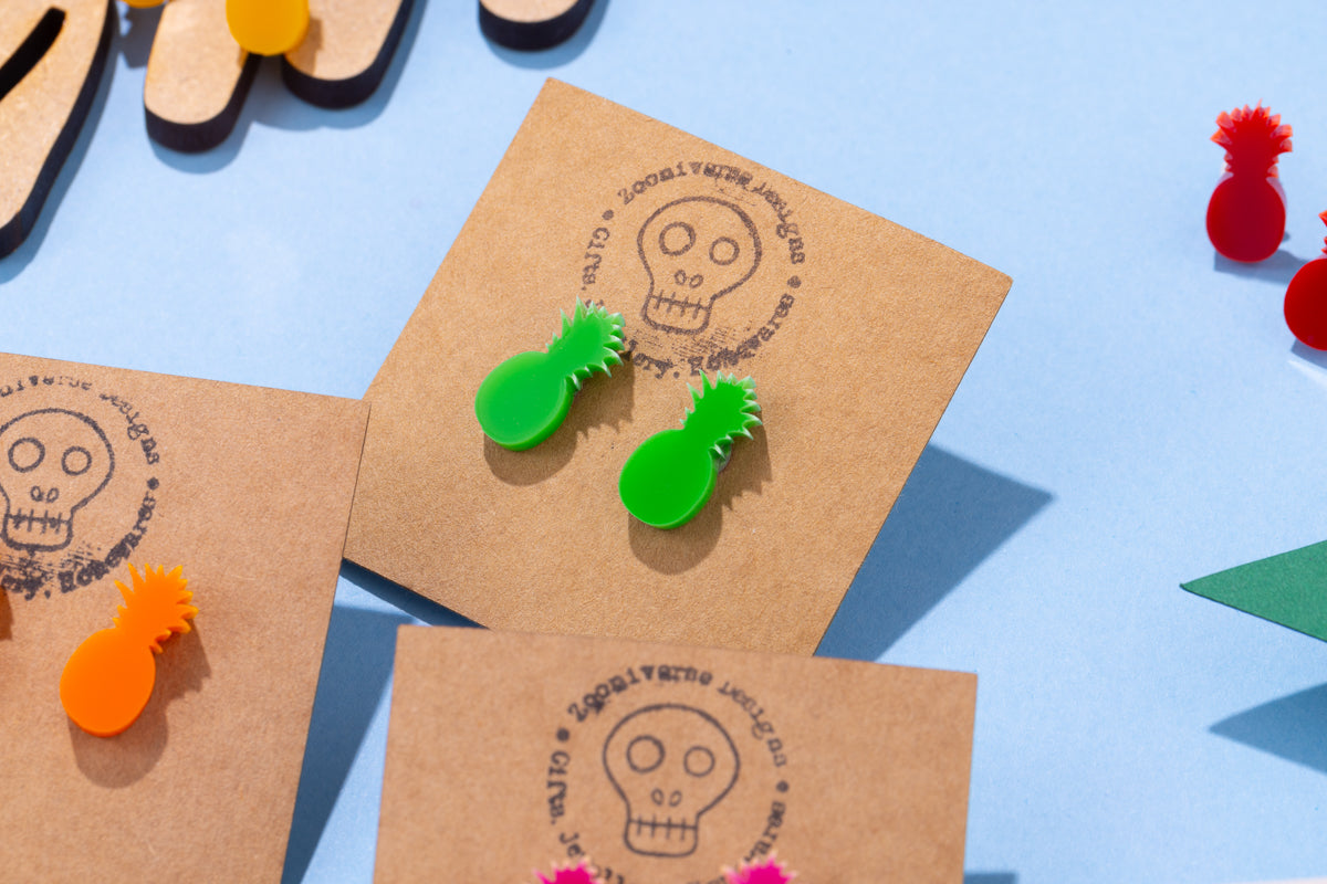 Pineapple Stud Earrings