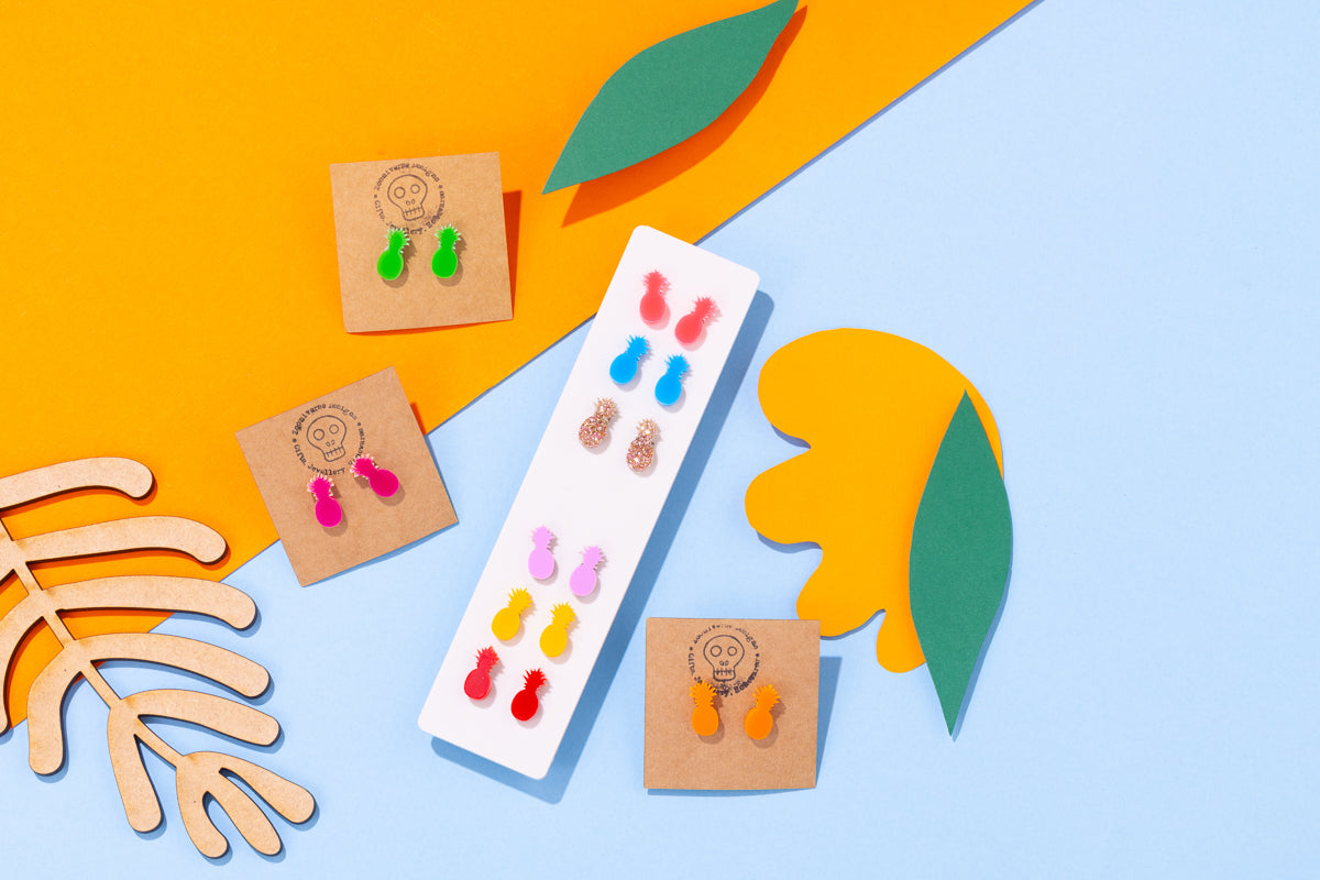 Pineapple Stud Earrings