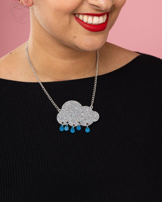 Rain Cloud Necklace