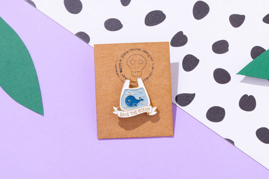 Save the Ocean Enamel Pin
