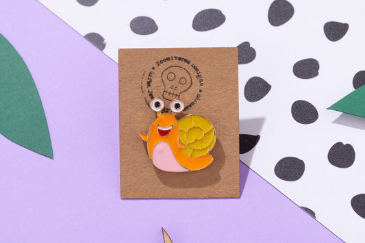 Snail Enamel Pin