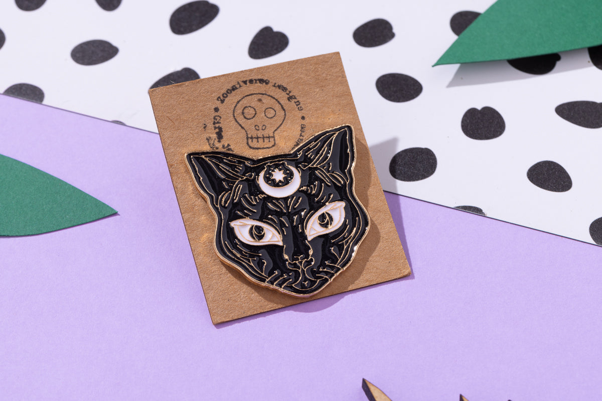 Mythical Cat Pin Enamel Pin