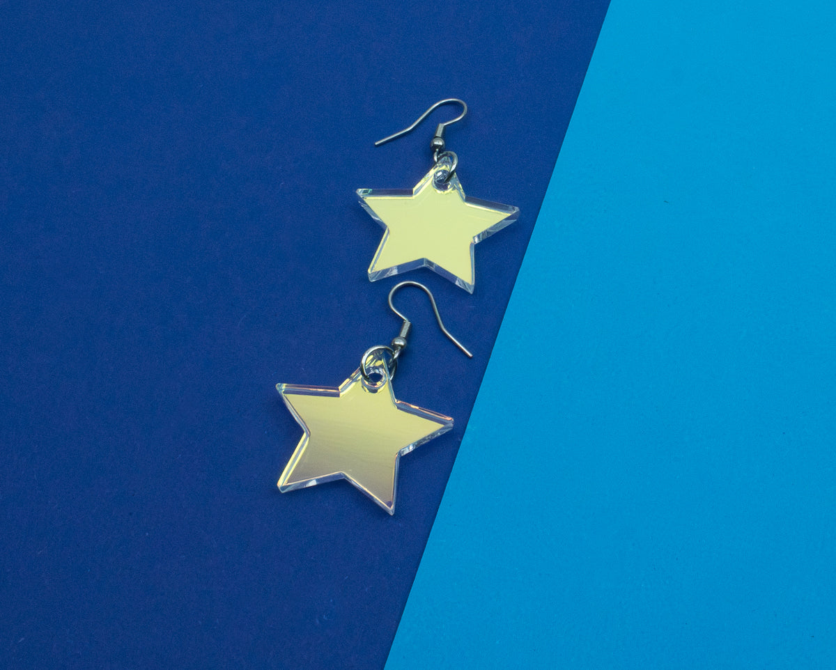 Star Acrylic Earrings
