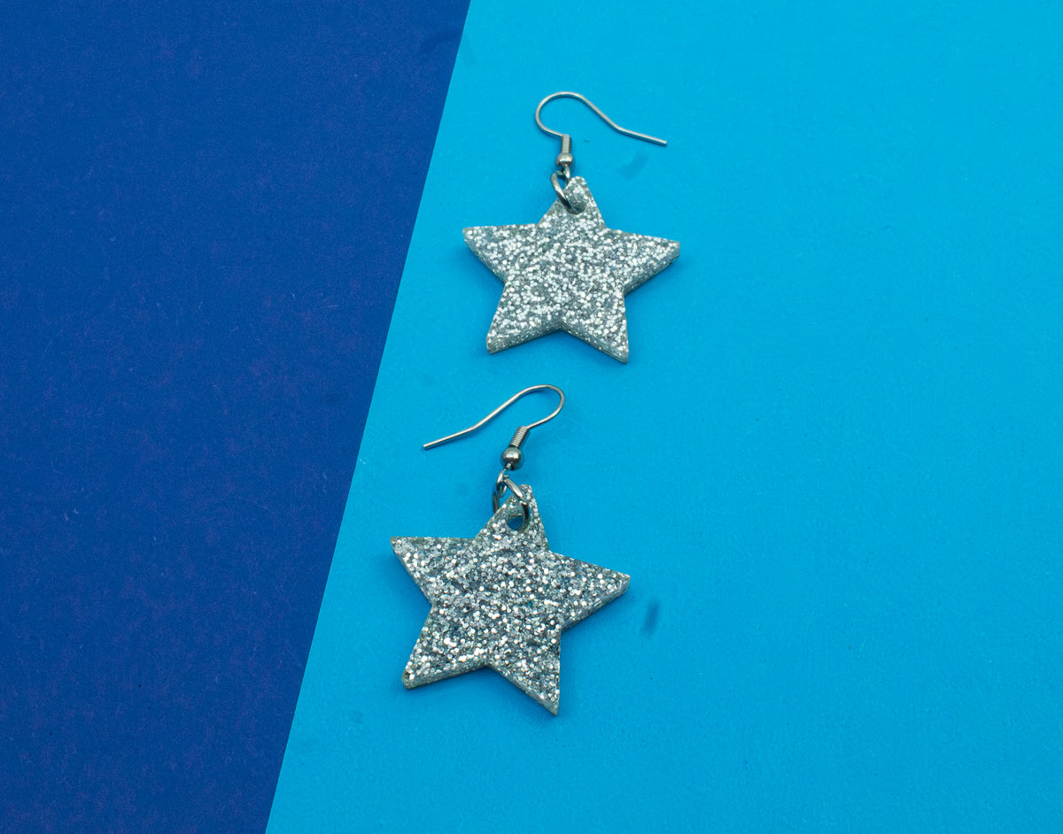 Star Acrylic Earrings