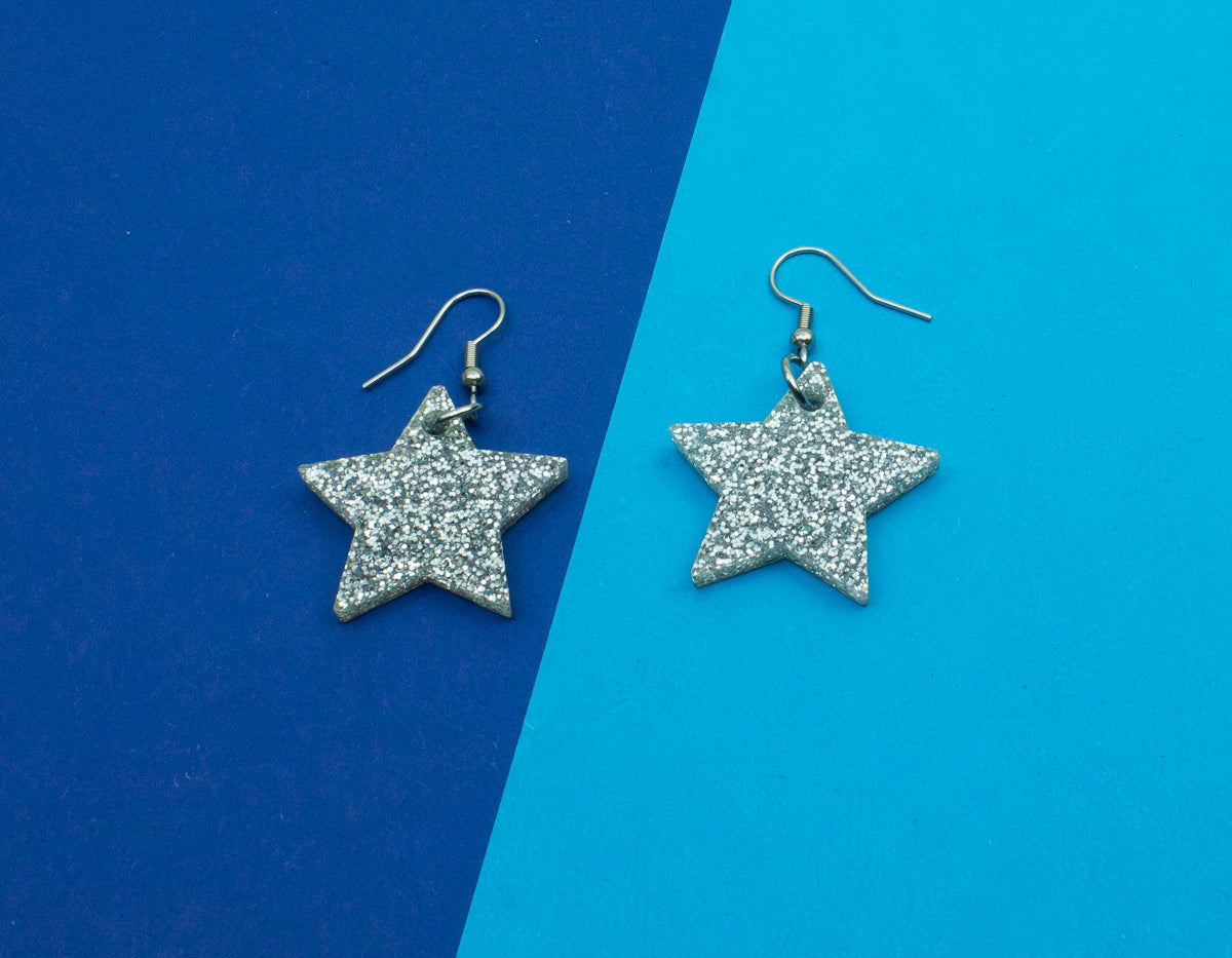 Star Acrylic Earrings