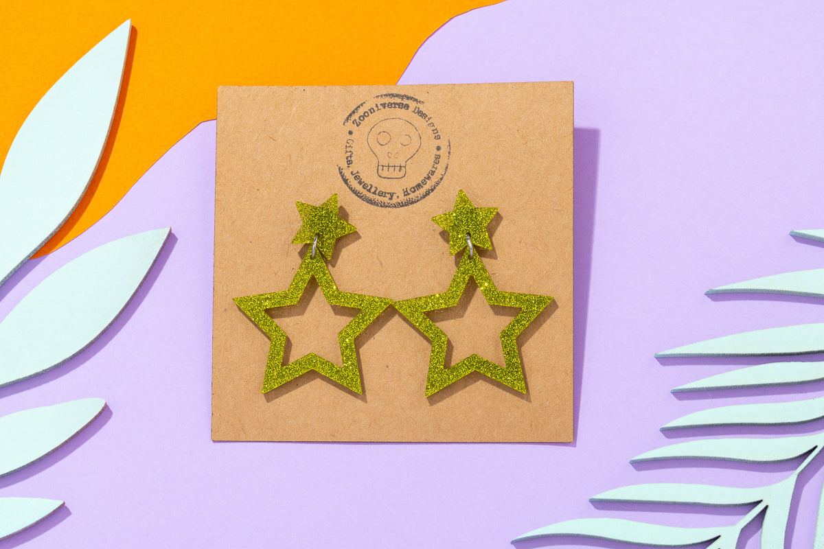 Star Cut Out Earrings