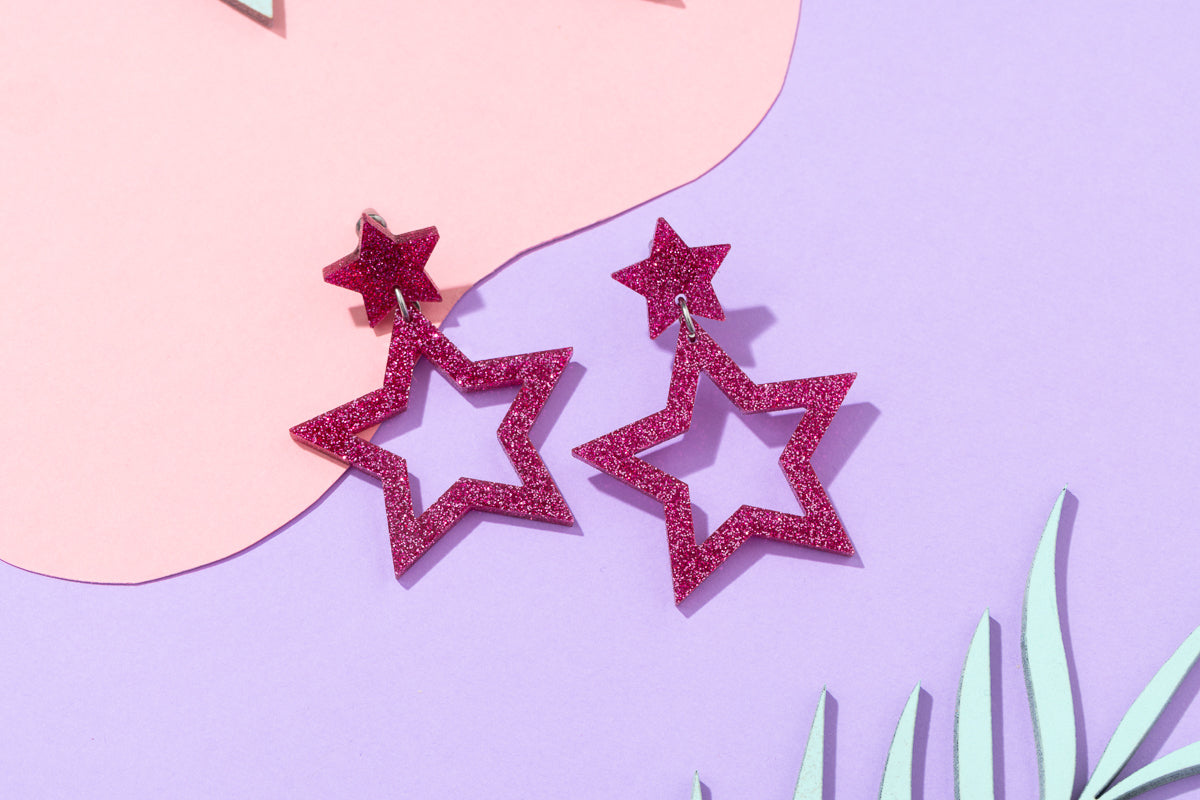 Star Cut Out Earrings