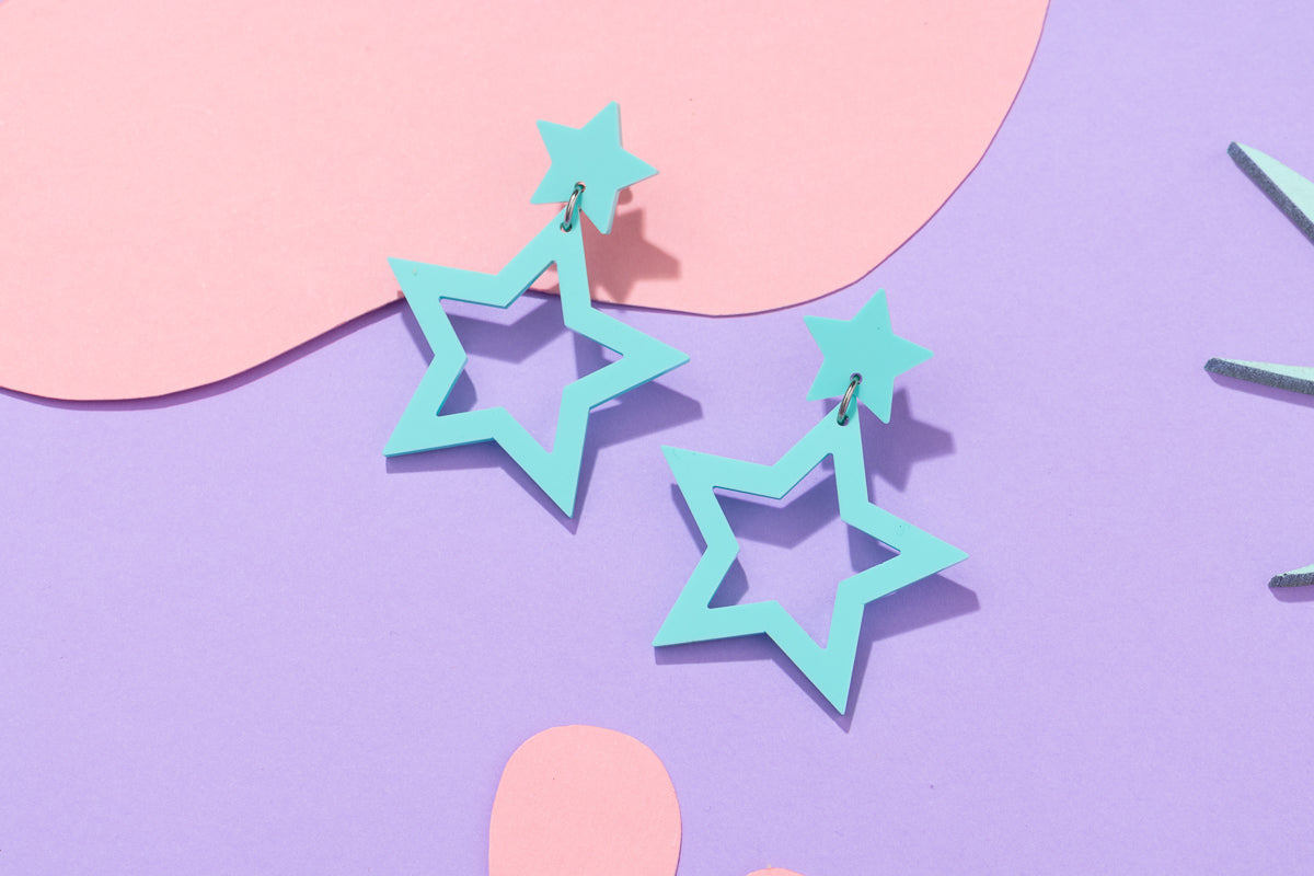 Star Cut Out Earrings
