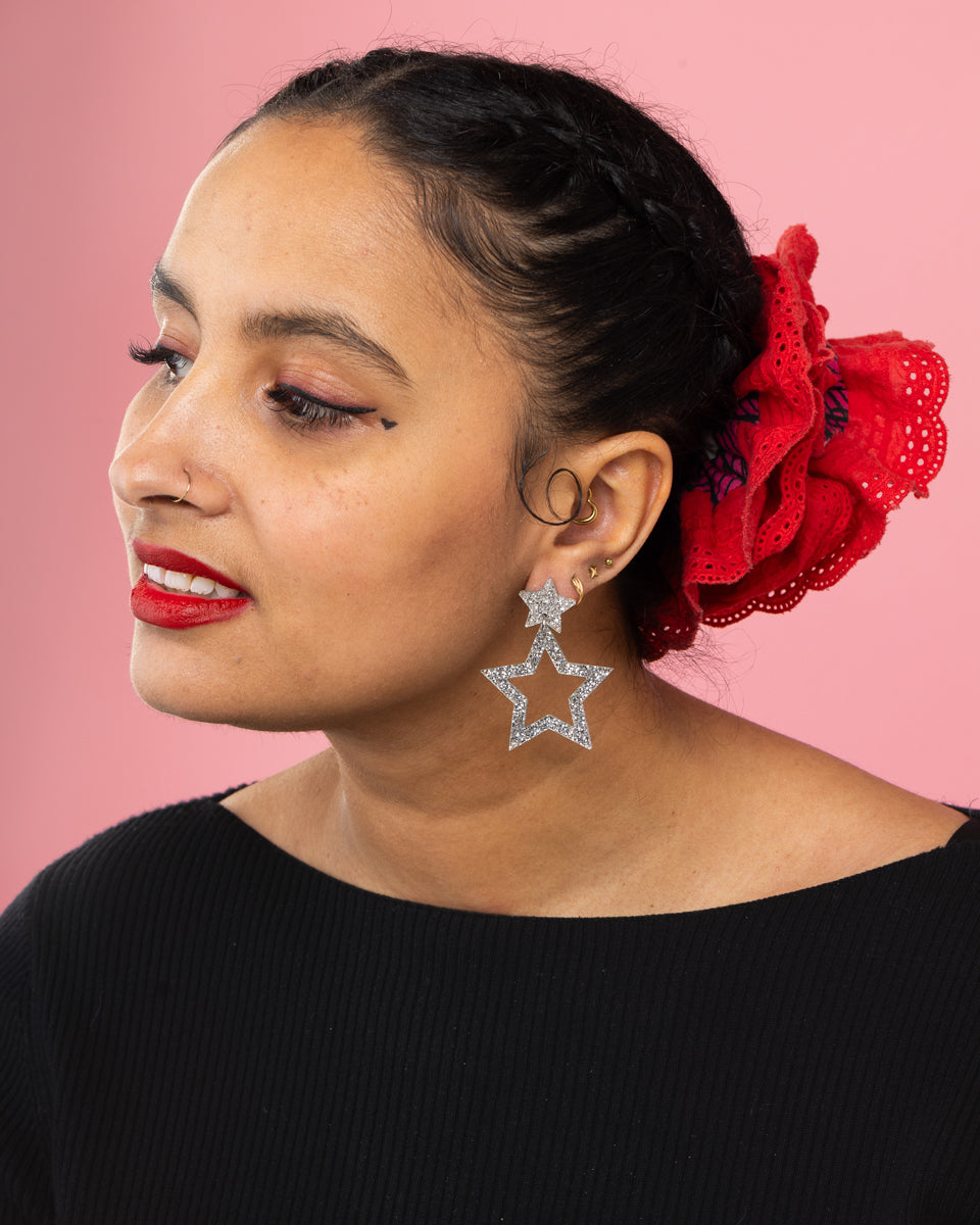 Star Cut Out Earrings