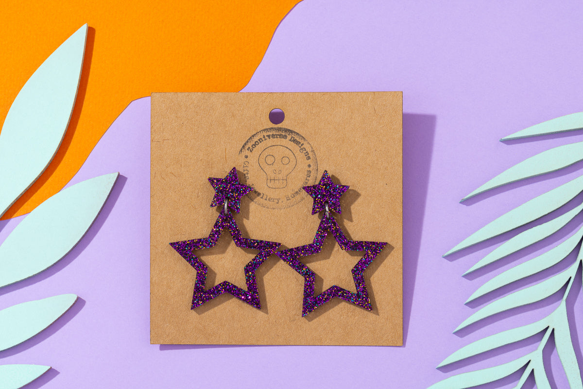Star Cut Out Earrings