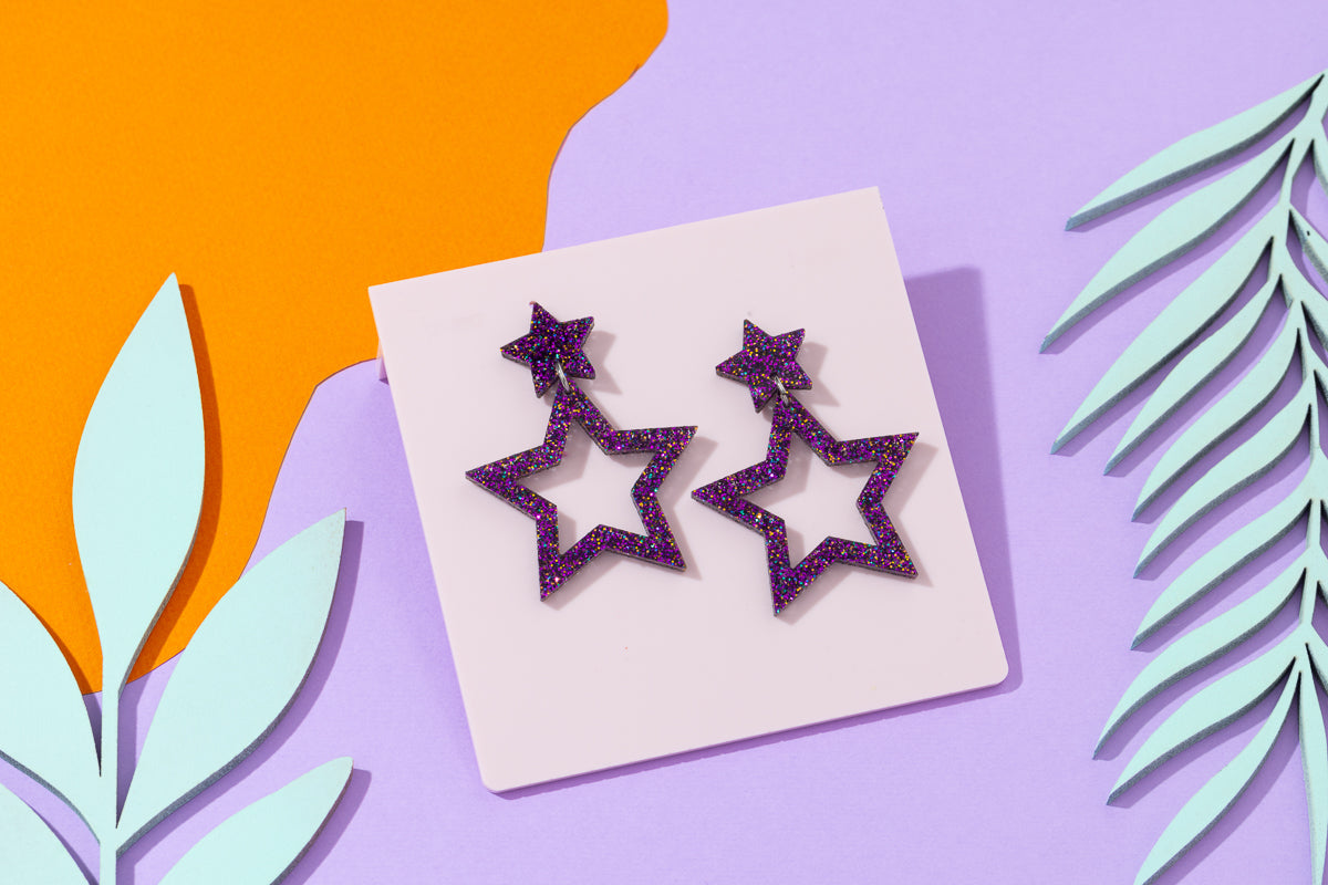 Star Cut Out Earrings