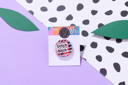 Stitch Bitch 25mm Button Badge