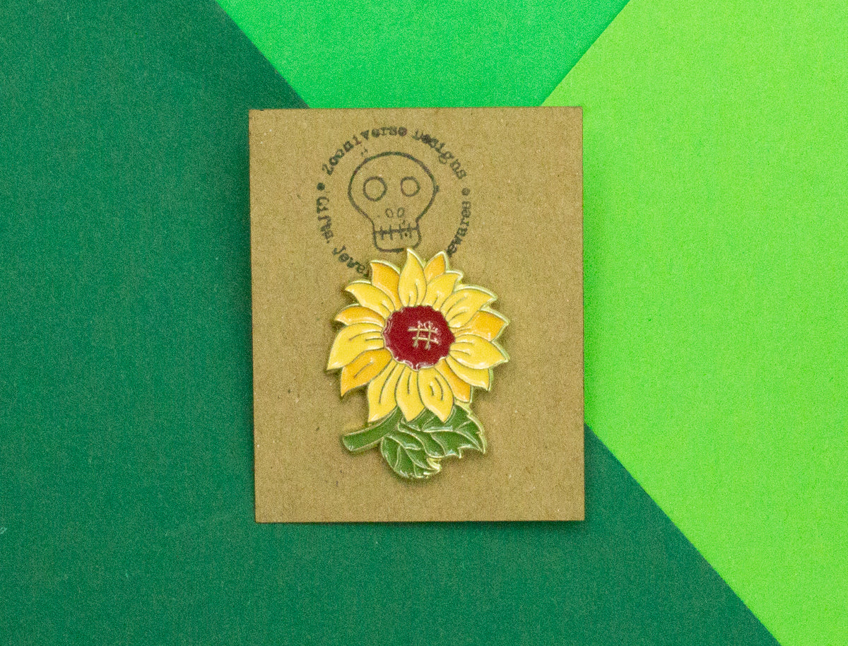 Sunflower Enamel Pin